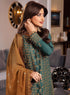ASIM JOFA -3PC DHANAK EMBROIDERED WITH BAMBER CHIFFON EMBROIDERED DUPATTA- FW-131