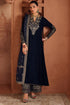 IZNIK-3PC VELVET EMBROIDERED NECKLINE WITH ORGANZA EMBROIDERED DUPATTA & VELVET EMB TROUSER