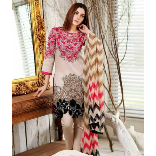 CHARIZMA -3PC EMBROIDERED LAWN DRESS WITH LAWN DUPATTA- FW-71