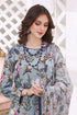 FEATHERS -3PC PRINTED LAWN DRESS WITH SILK DUPATTA- FCP-49