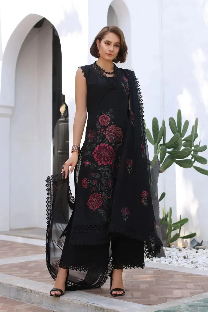 NOOR E FAJAR-3PC DHANAK EMBROIDERED WITH DHANAK  EMBROIDERED DUPPATTA- FCO-127