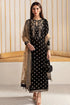 SANA ABBAS -3PC EMBROIDED VELVET DRESS WITH 4 SIDE EMBROIDED NET DUPATTA- FPW-17