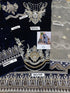 ASIM JOFA -3PC HEAVY EMBROIDERED VELVET DRESS WITH FULLY HEAVY EMBROIDERED NET DUPATTA- FPW-33