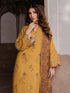 IZEL-3PC KARANDI EMBROIDERED SHIRT WITH PASHMINA WOOL SHAWL & KARANDI TROUSER-FW-223