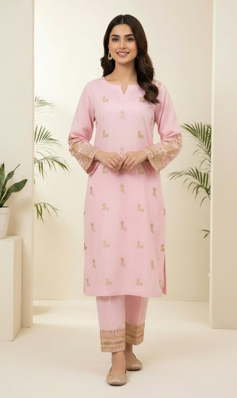 FAIRY CLOTHES -2PC EMBROIDED LAWN DRESS - FCO-14