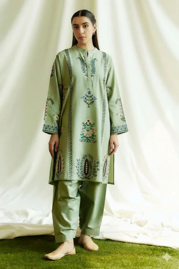 FAIRY CLOTHES -2PC EMBROIDED LAWN DRESS - FCO-29