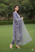 AIRY CLOTHES -3PC EMBROIDED LAWN DRESS WITH EMBROIDED ORGANZA DUPATTA- FCO-39