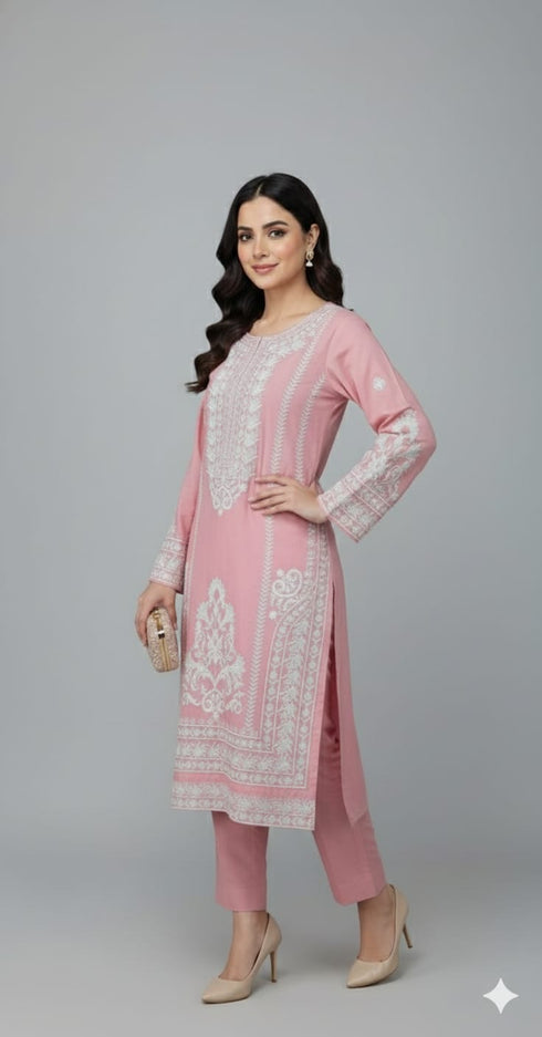 FAIRY CLOTHES -2PC EMBROIDED LAWN DRESS - FCO-10