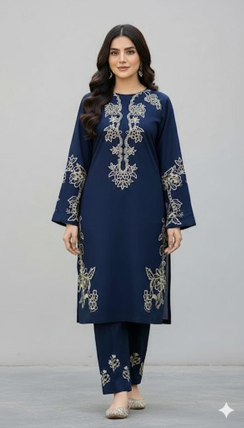 FAIRY CLOTHES -2PC EMBROIDED LAWN DRESS - FCO-21