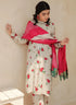 BAROQUE -3PC PRINTED KARANDI WITH PRINTED KARANDI SHAWL- FW-100