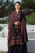 Bareeze FCC-707 Black Embroidered Dhanak Three Piece Winter Collection-FW-237