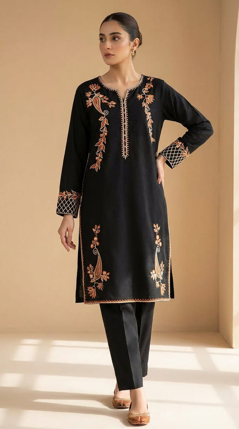 FAIRY CLOTHES -2PC EMBROIDED LAWN DRESS - FCO-15