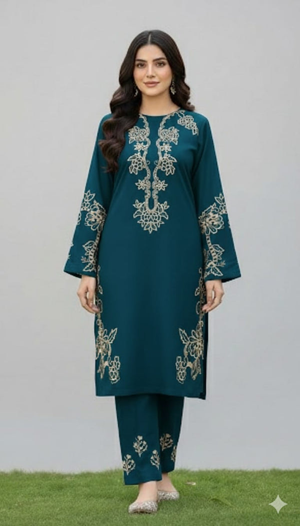 FAIRY CLOTHES -2PC EMBROIDED LAWN DRESS - FCO-20