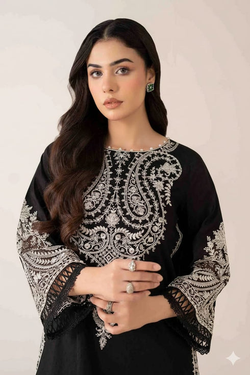 FAIRY CLOTHES -2PC EMBROIDED LAWN DRESS - FCO-26