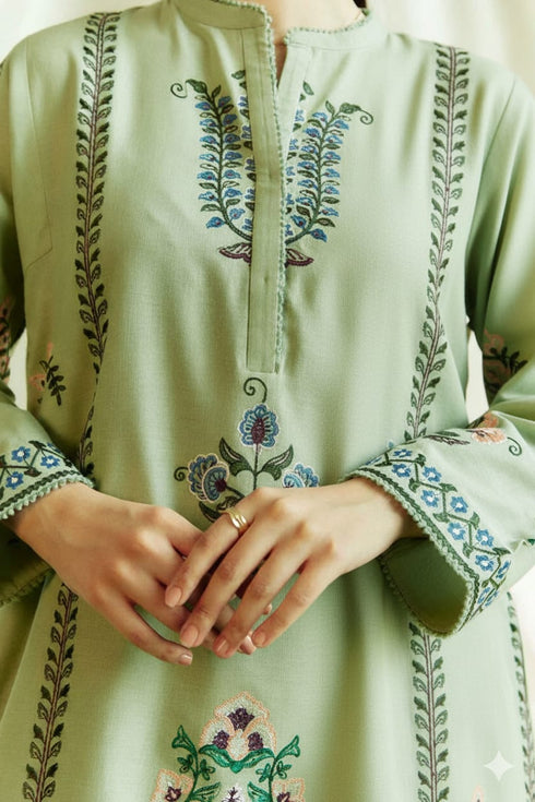 FAIRY CLOTHES -2PC EMBROIDED LAWN DRESS - FCO-29