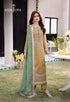 ASIM JOFA -3PC EMBROIDERED FANCY CHIFFON DRESS WITH HEAVY EMBROIDERED CHIFFON DUPATTA 4 SIDE EMBROIDERED- FPW-124