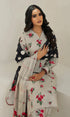 BAROQUE -3PC PRINTED LAWN DRESS WITH SILK DUPATTA- FP-19