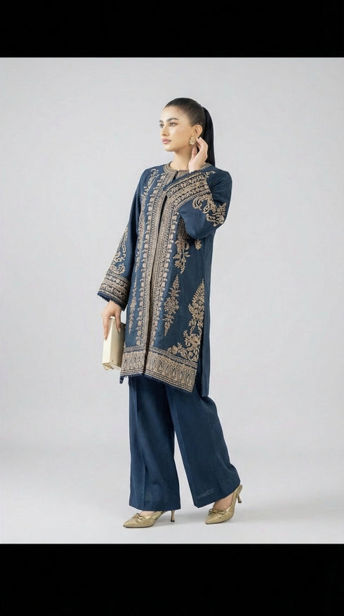 FAIRY CLOTHES -2PC EMBROIDED LAWN DRESS - FCO-12