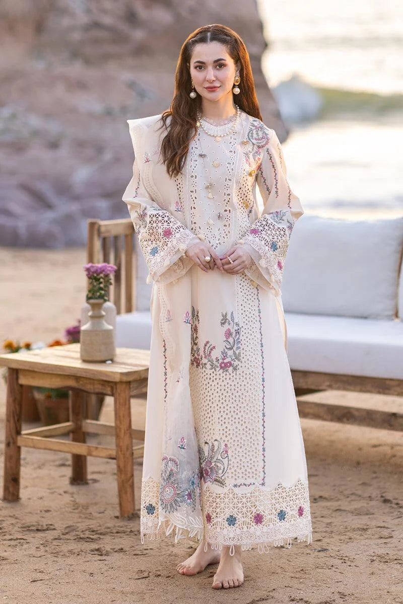 QALAMKAR -3PC HEAVY EMBROIDERE CUTWORK EMBLISH LAWN DRESS WITH 2 SIDE CUTWORK HEAVY EMBROIDERED ORGANZA DUPATTA- FN-101 QALAMKAR -3PC HEAVY EMBROIDERE CUTWORK EMBLISH LAWN DRESS WITH 2 SIDE CUTWORK HEAVY EMBROIDERED ORGANZA DUPATTA- FN-101