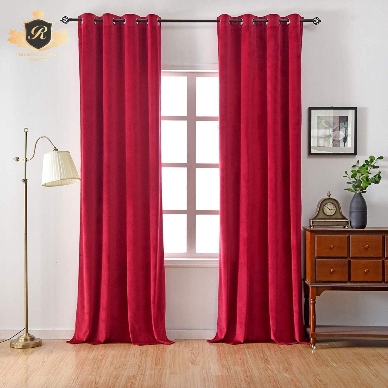 VELVET CURTAIN 10 COLOURS