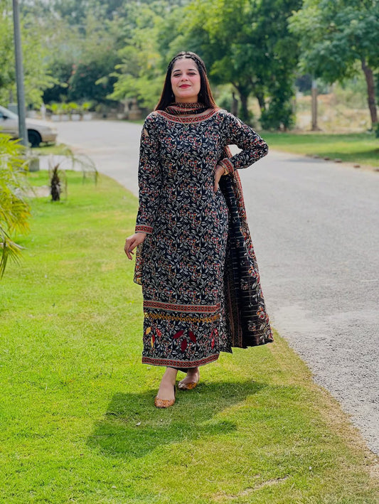 ALKARAM LAWN PRINTED SHIRT LAWN TROUSER WITH PRINTED DUPPATA ALK-02