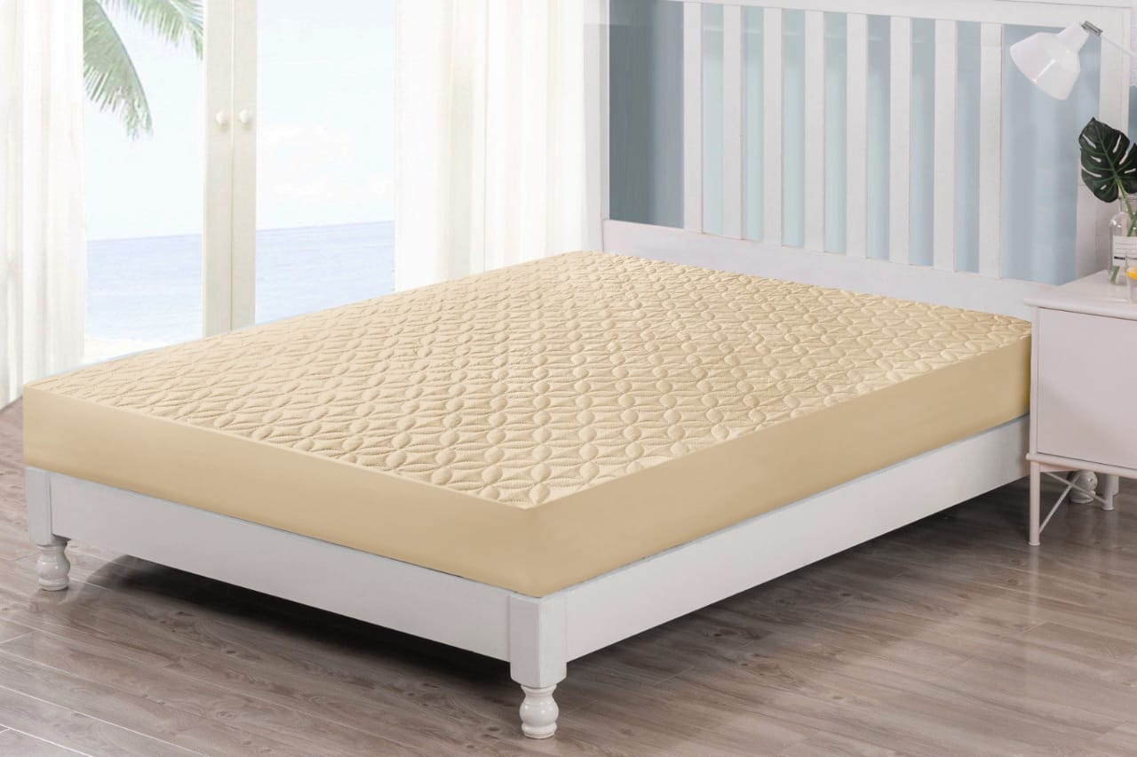 QUILTED MATTRESS COVER 7 COLOURS