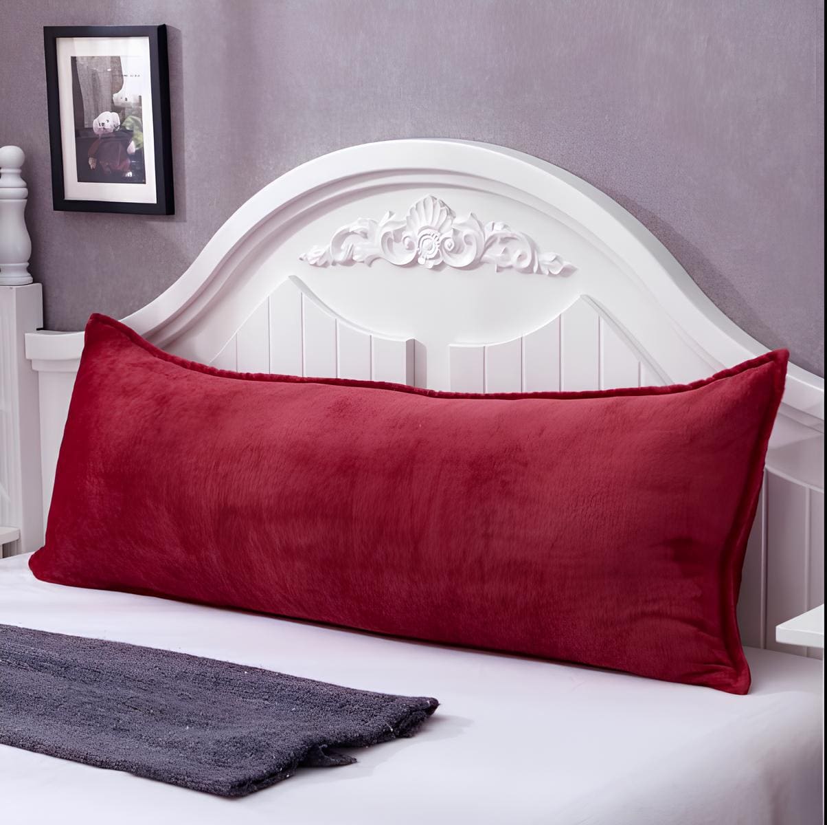 LONG PILLOW CRYSTAL VELVET 8 COLOURS