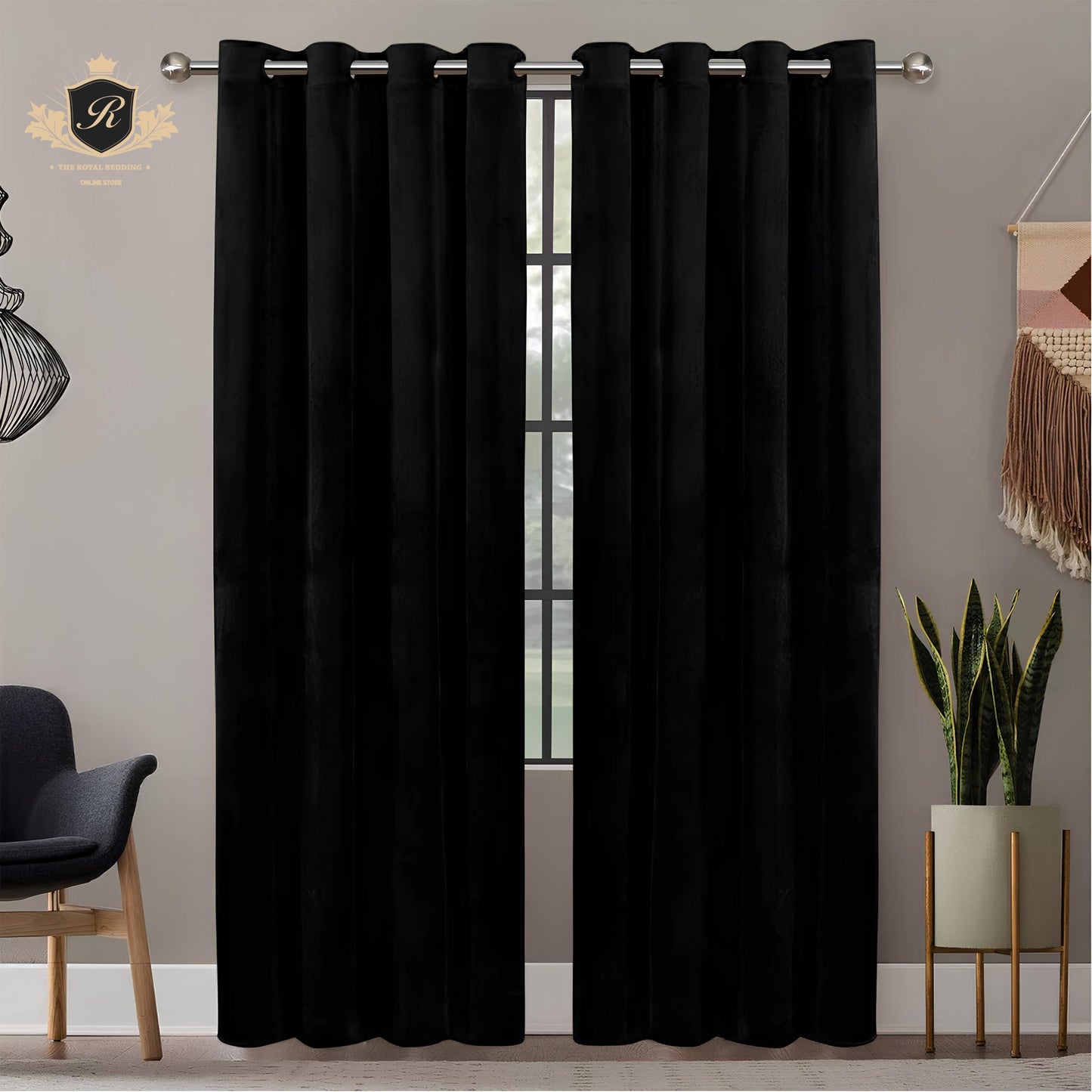 VELVET CURTAIN 10 COLOURS