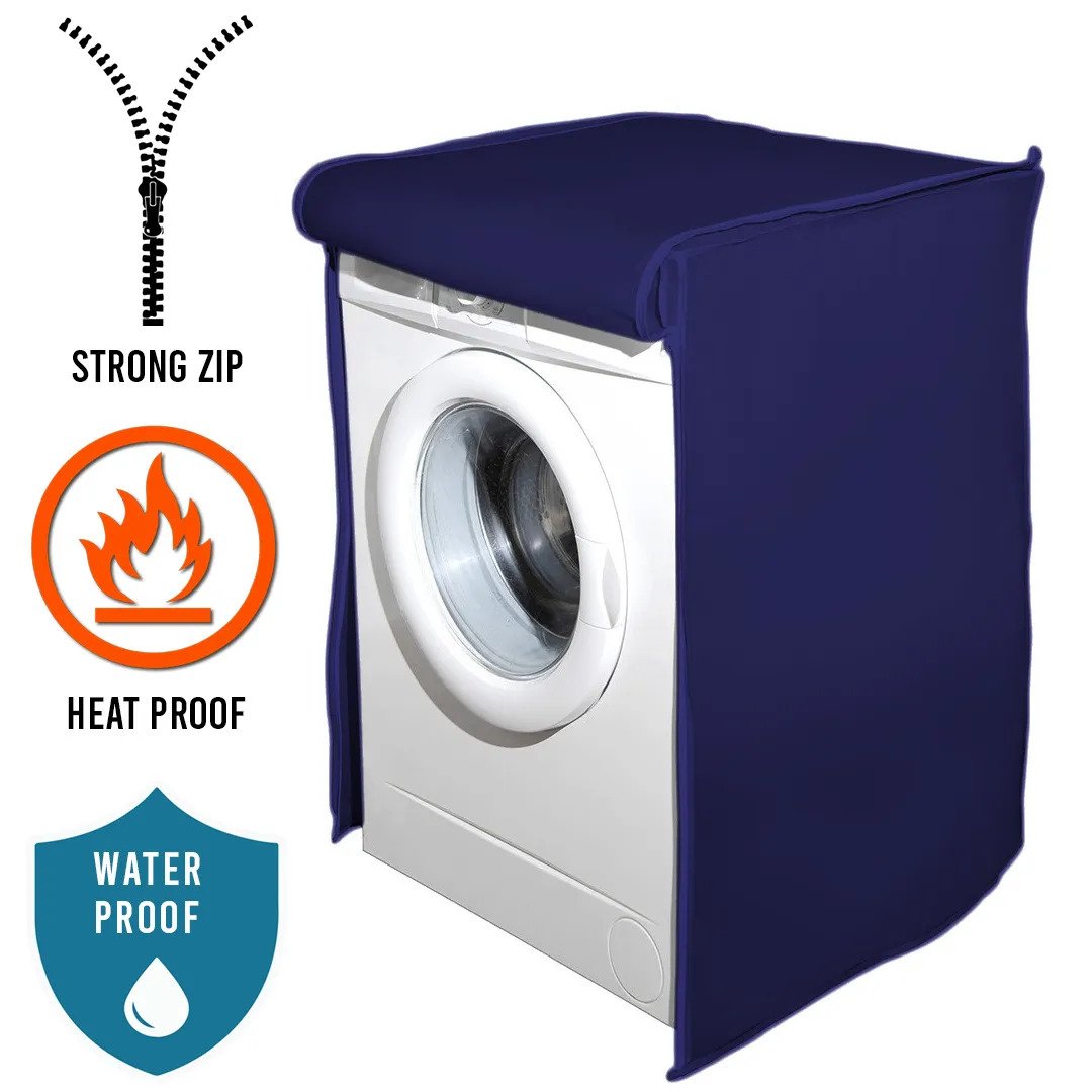 FRONT LOADED EXPORT QUALITY WATERPROOF MACHINE COVERS 7 COLOURS