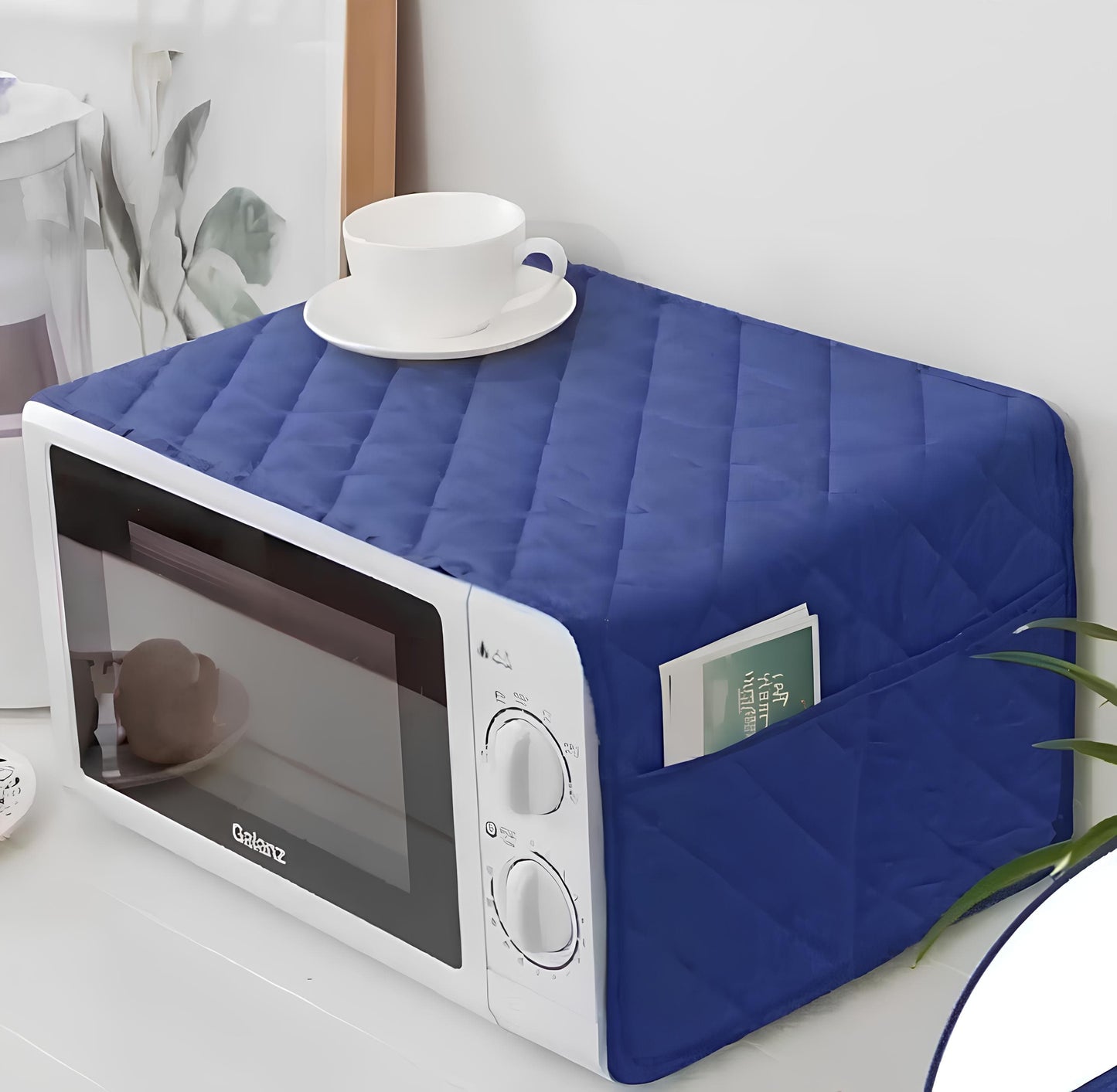 QUILTED MICROWAVE OVEN COVER SEMI WATER PROOF 5 COLOURS