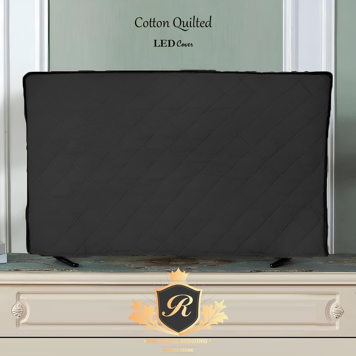 LED / LCD COTTON QUILTED COVER in 6 COLOURS