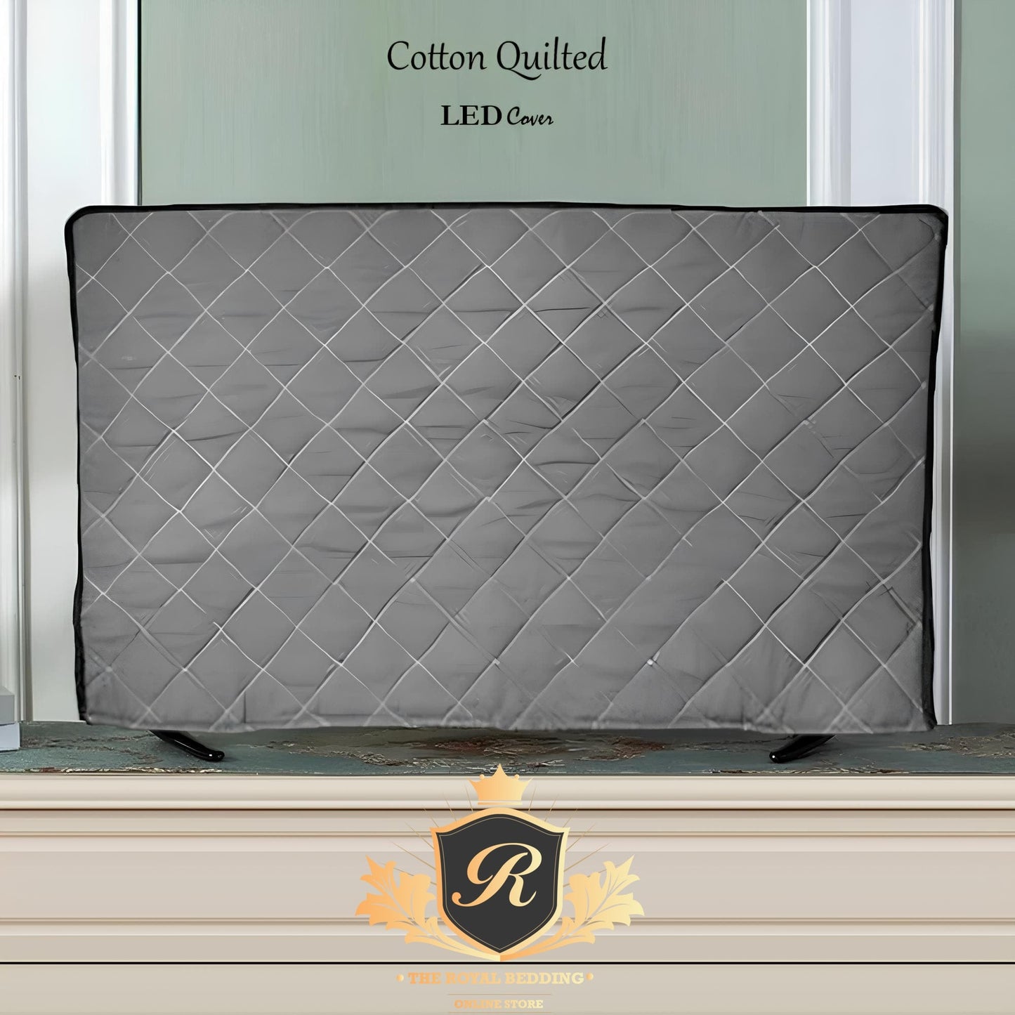 LED / LCD COTTON QUILTED COVER in 6 COLOURS