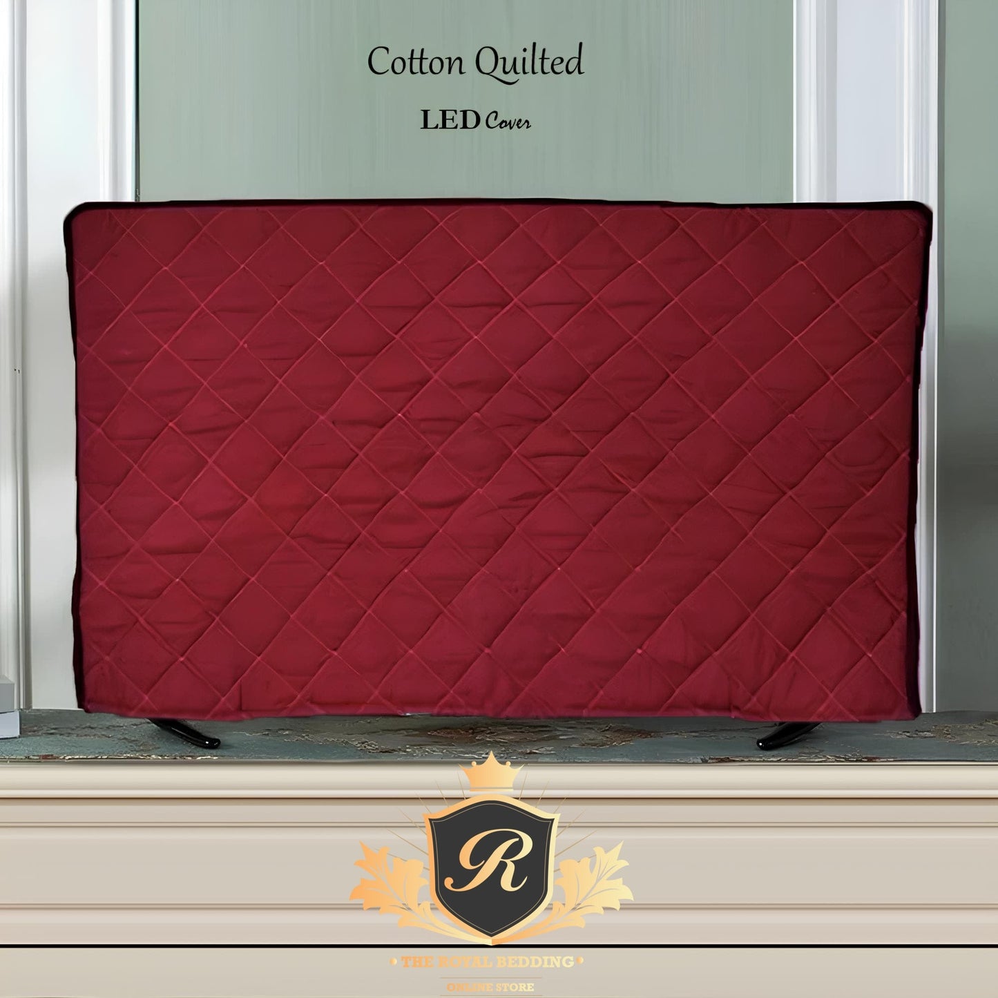 LED / LCD COTTON QUILTED COVER in 6 COLOURS