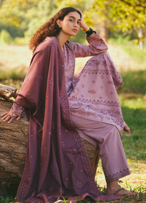 NANIPRET -3PC EMBROIDERED LAWN DRESS WITH EMBROIDERED CHIFFON DUPATTA- FN-33