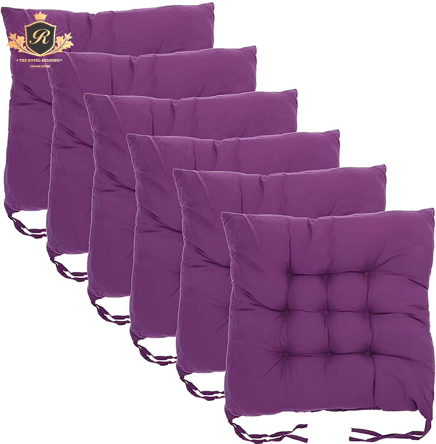 SQUARE CUSHION 100 % COTTON 5 COLOURS