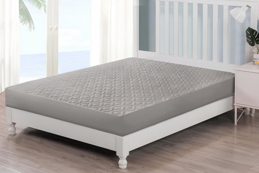 QUILTED MATTRESS COVER 7 COLOURS