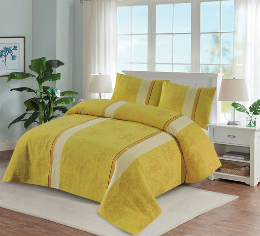 3 PCS COTTON JAQUARD BEDSHEET