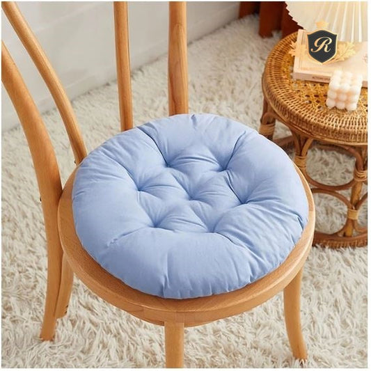 Round Sitting Chair Cushion-Sky Blue