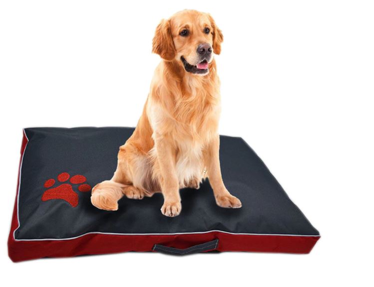 Waterproof Dog Mat Soft Pet Pillow-Blue & Grey