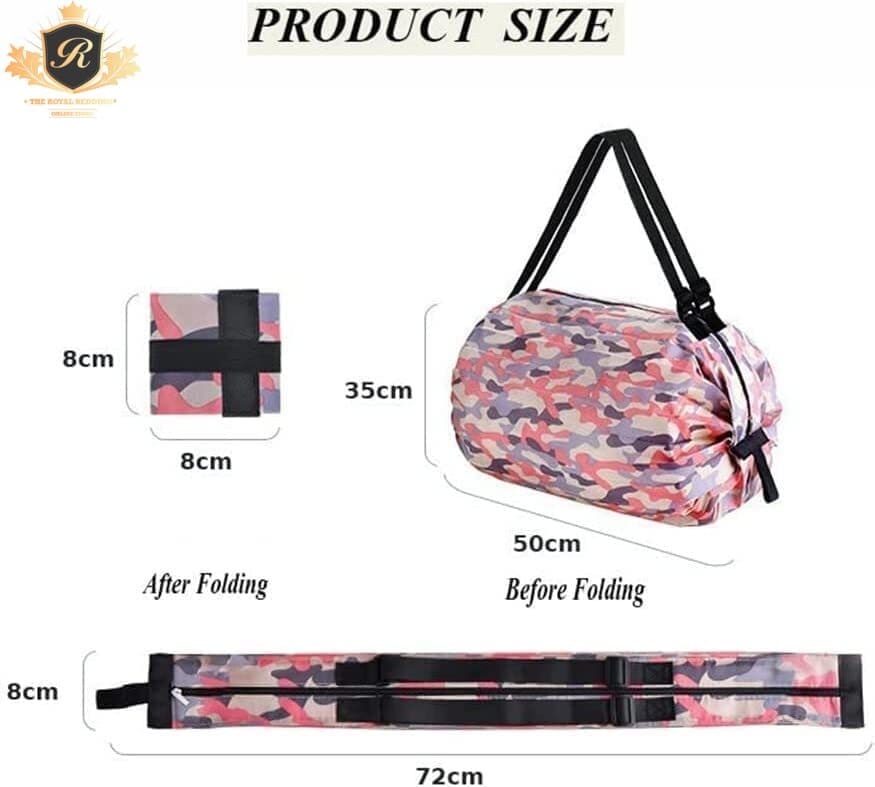 FOLDABLE REUSABLE LARGE THAN LESS WATER PROOF BAG 4 COLOURS