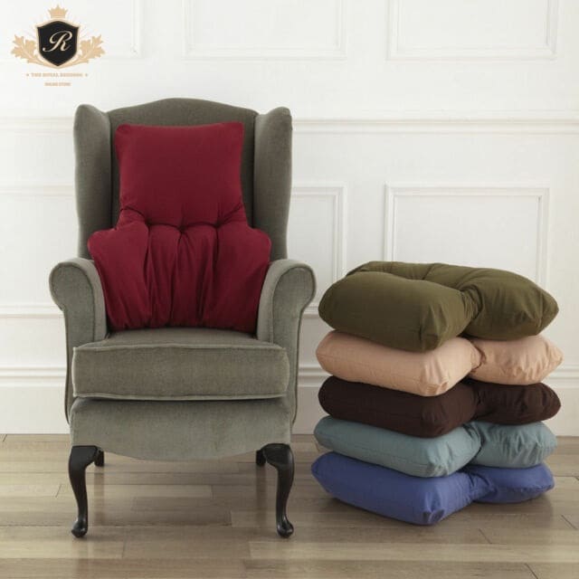 BACK REST CUSHION CHAIR & SOFA  6 COLOURS