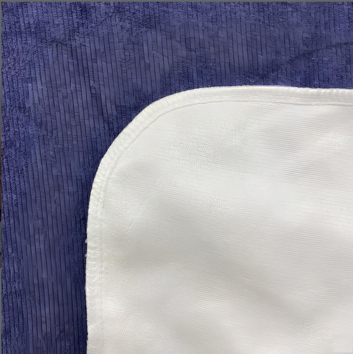 Zipper Mattress Cover Towel Terry Blue