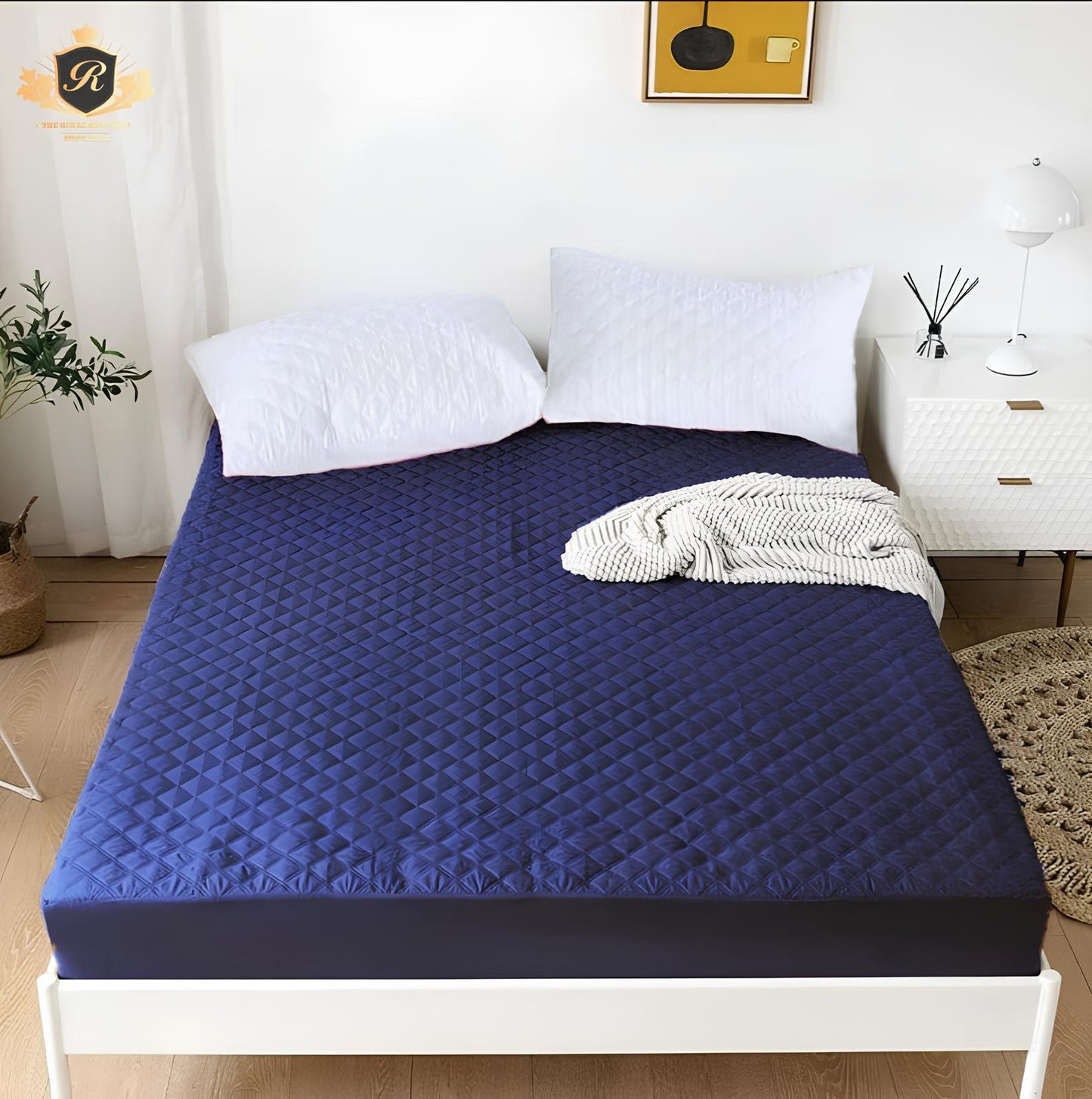 QUILTED MATTRESS PROTECTOR WATER PROOF 6 COLOURS