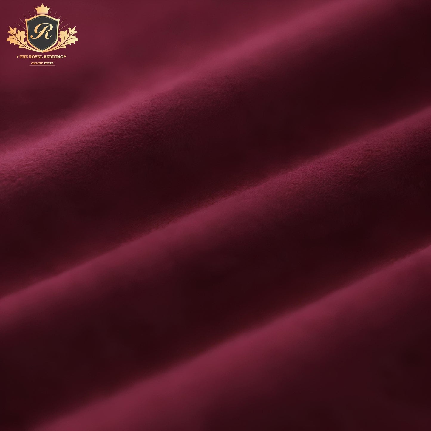 Velvet Plain Cushion Throws-Maroon