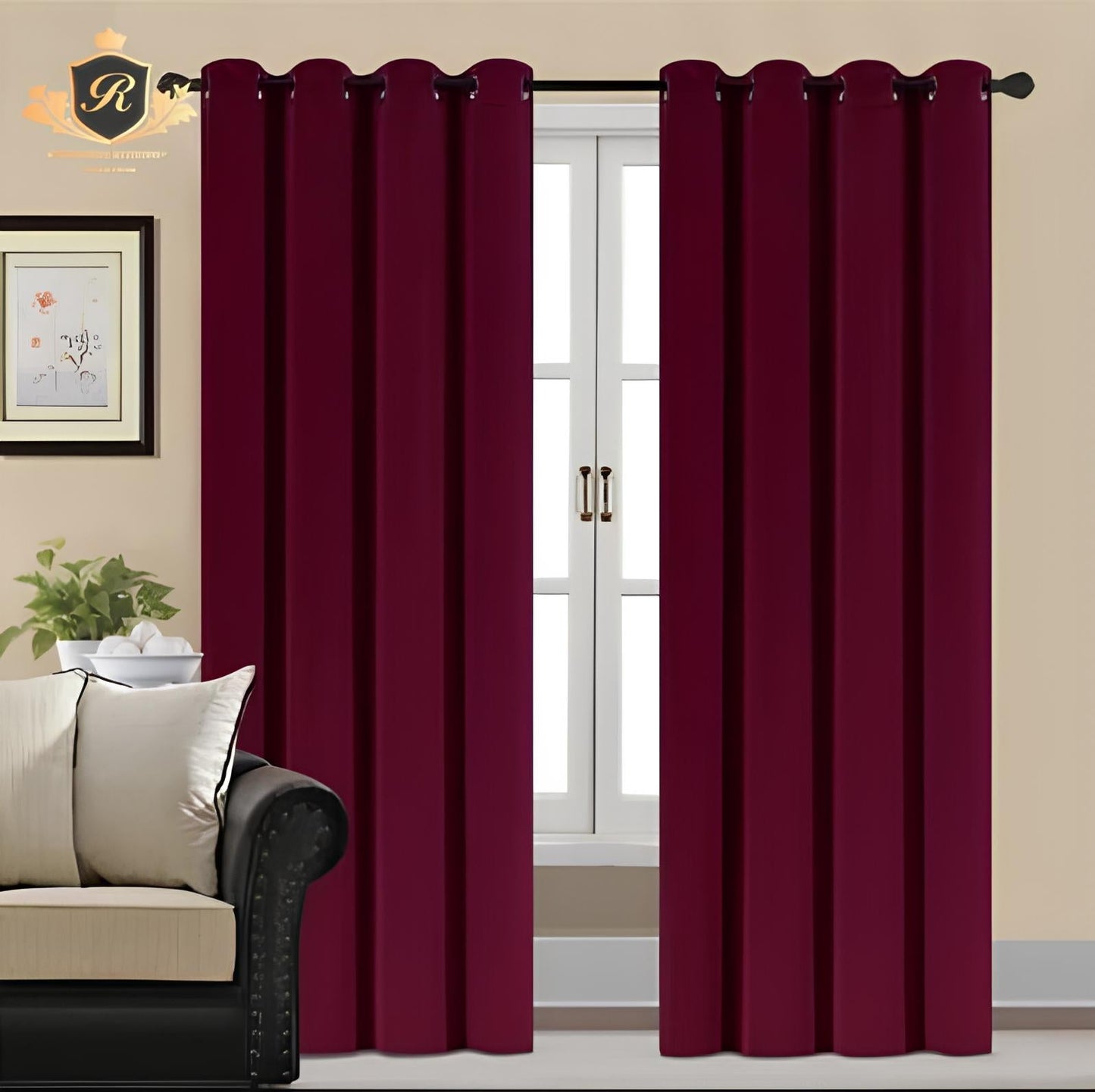 VELVET CURTAIN 10 COLOURS