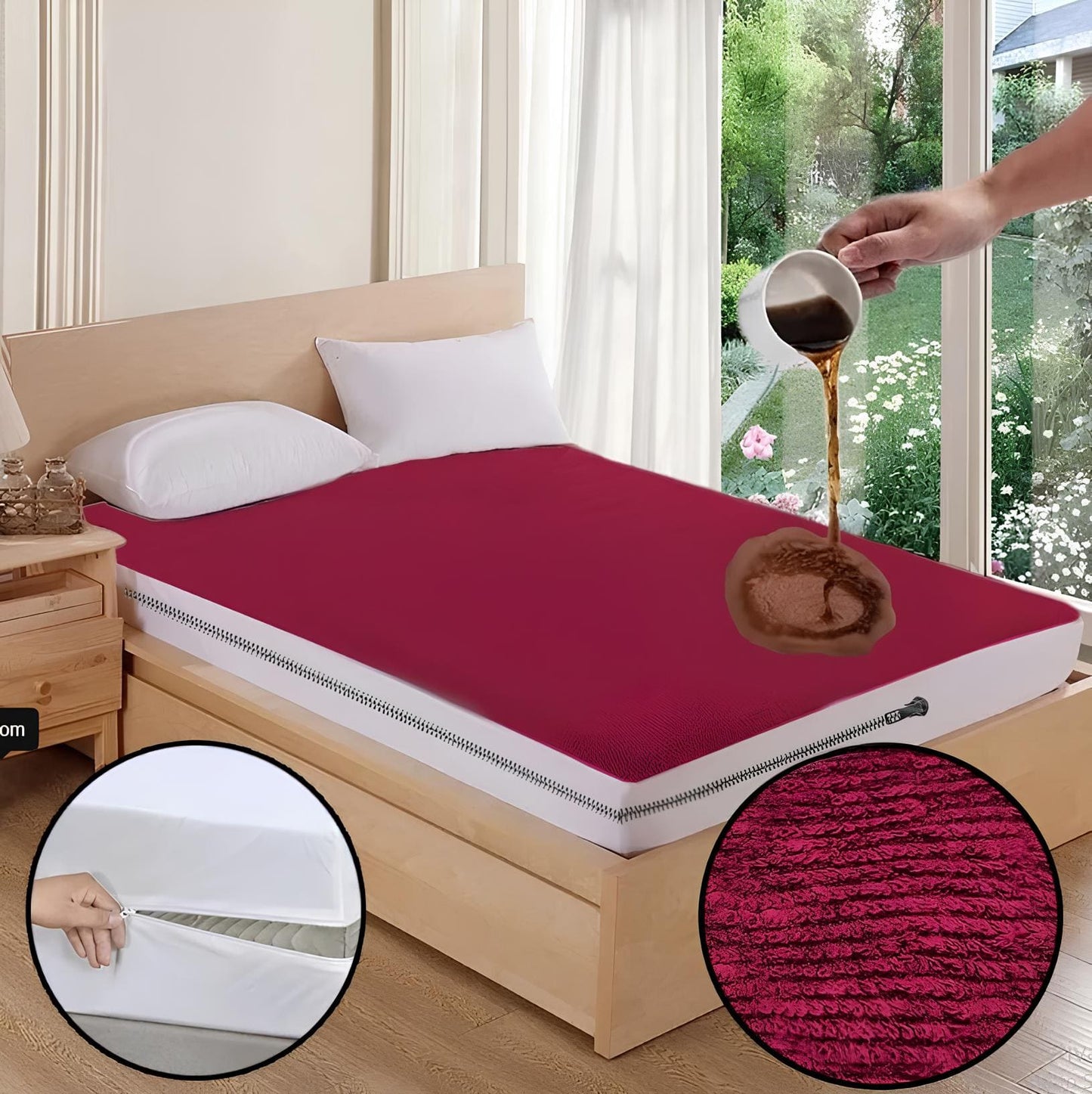 Zipper Mattress Cover Towel Terry