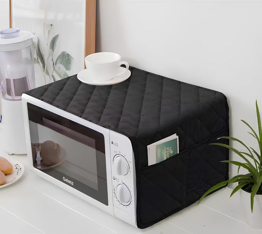 QUILTED MICROWAVE OVEN COVER SEMI WATER PROOF 5 COLOURS