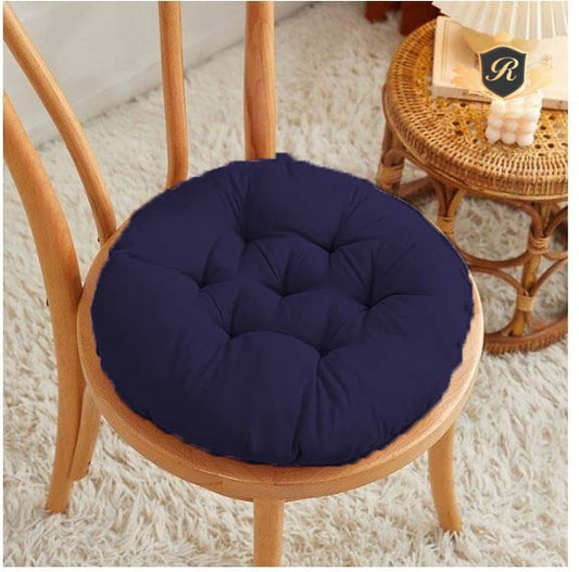 Round Sitting Chair Cushion-Blue