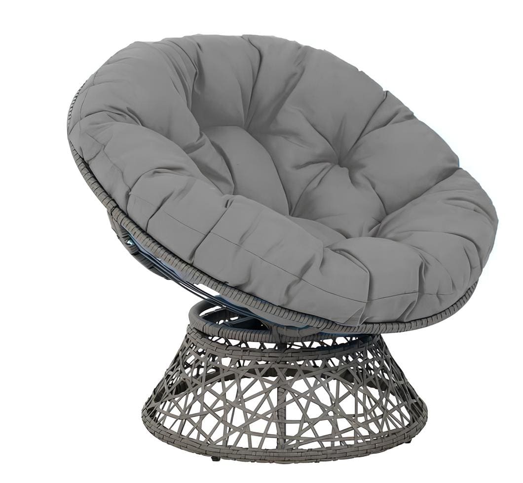 Round Egg Chair Cushion-Grey (no chair Included)