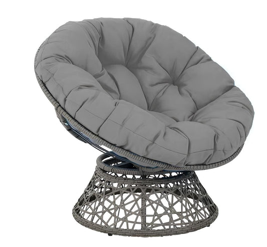 Round Egg Chair Cushion-Grey (no chair Included)